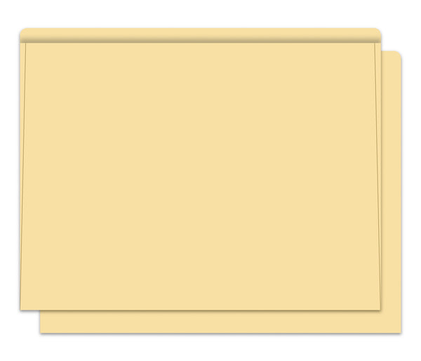 Heavy Duty Vehicle Deal Jackets 100# Stock (8 Pt.) - 12" × 9-3/8" Plain Car Dealer Envelopes - Includes 1/2" Extension, Rounded Corners - Multiple Colors Available