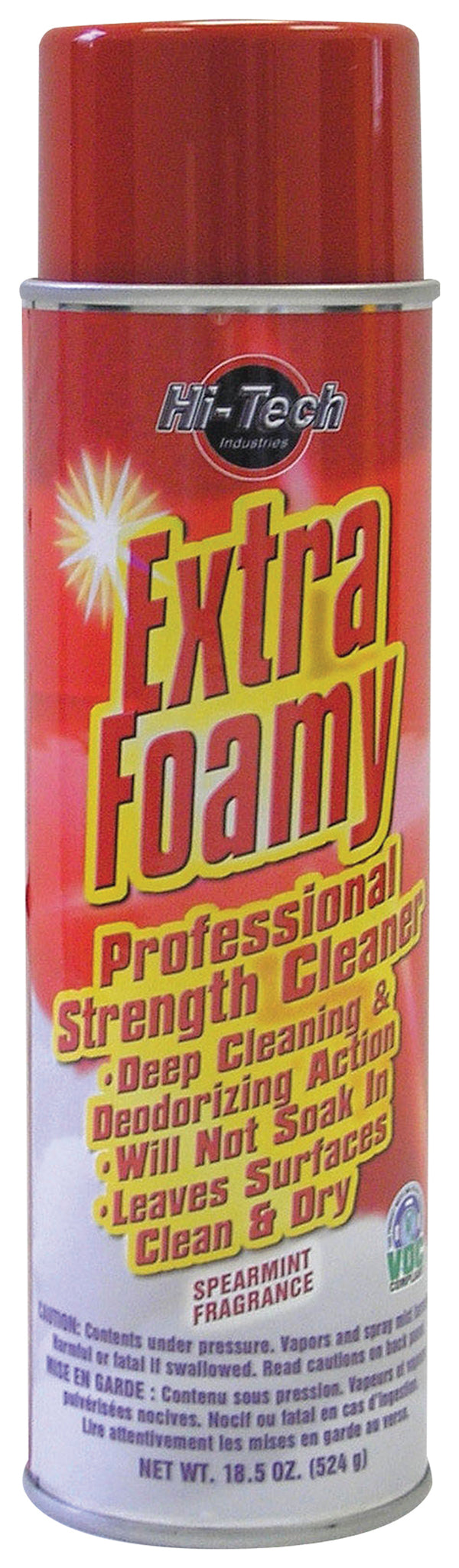 Extra Foamy Multi-Purpose Cleaner - Spearmint Fragrance, 18-Ounce Aerosol Can - Cleans and Conditions Vinyl, Plastic, Cloth, Leather - Automotive Interior Care Solution