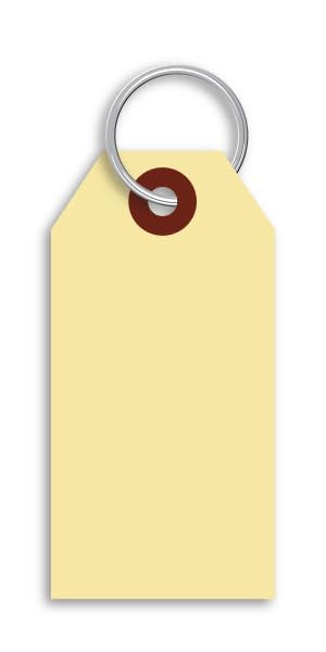Manila Key Tags with Rings - Heavy Duty Key ID & Inventory Labels ...