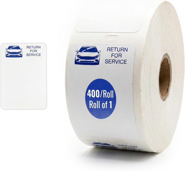 Static Cling Oil Change Reminder Labels-Service Due Stickers – Microtec