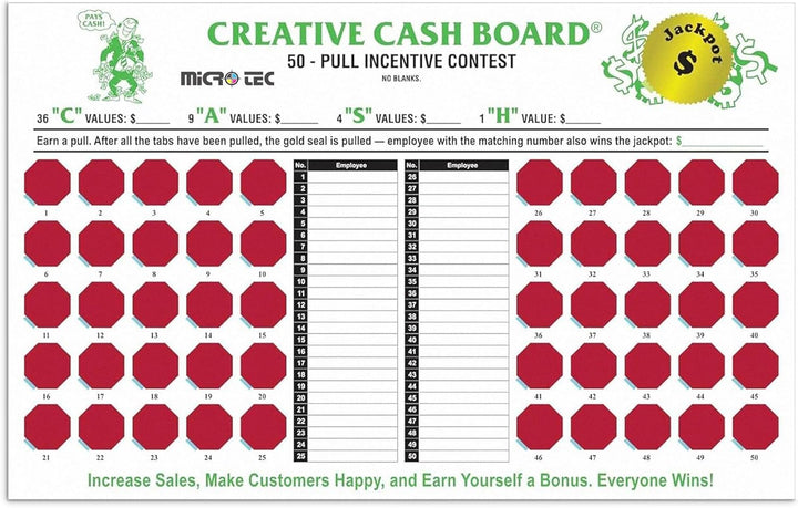 Incentive Cash Boards – 17