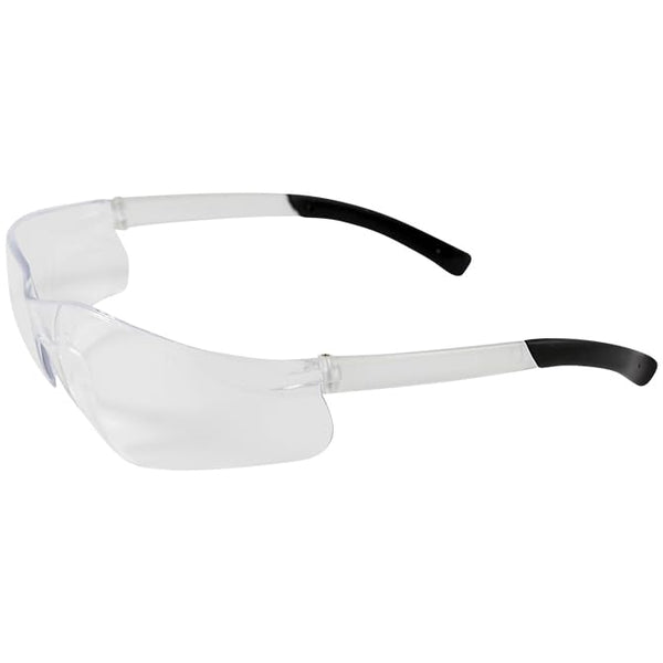 Flexible Temple Safety Glasses - Fog and Scratch Resistance Rimless Glasses - Lightweight, Comfortable Design with Rubber-Tip Temples for All-Day Wear