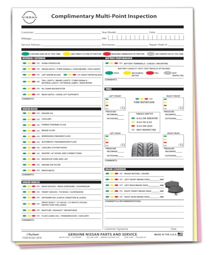 complimentary multi point inspection