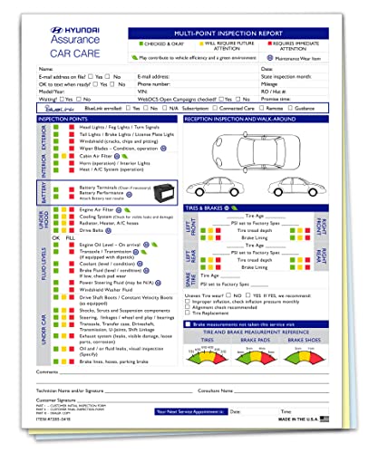 hyundai multi point inspection