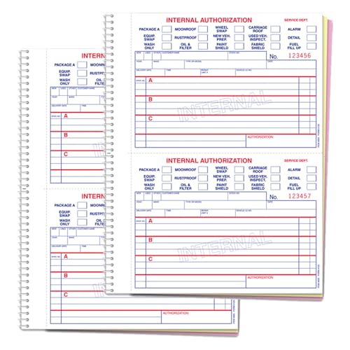 3 part carbonless form