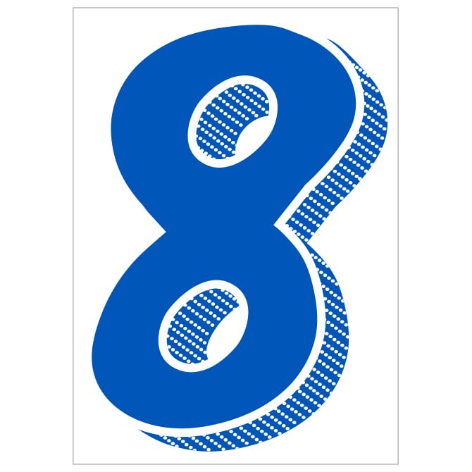 number window stickers