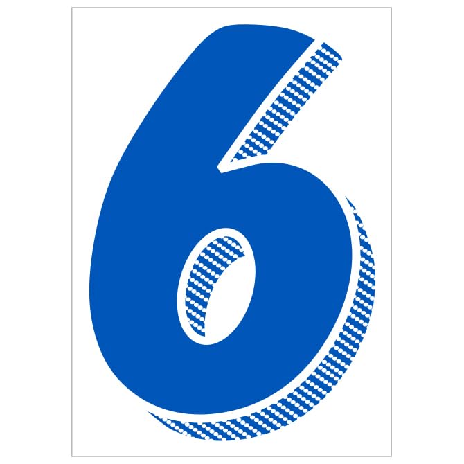 number window stickers