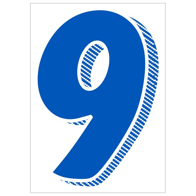 number window stickers