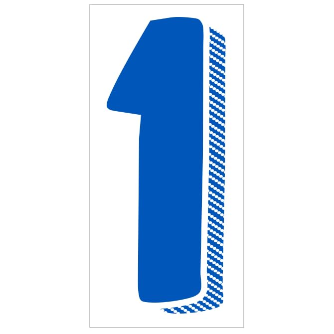 number window stickers