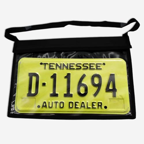 license plate bag