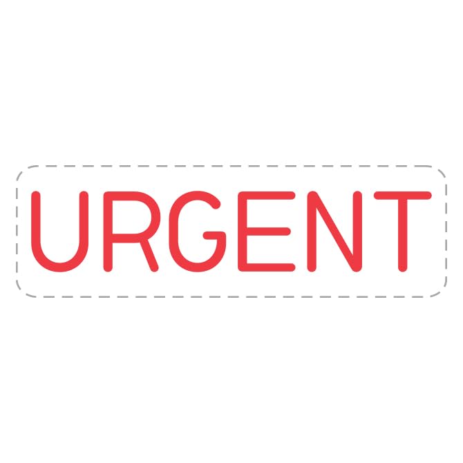 urgent stamps