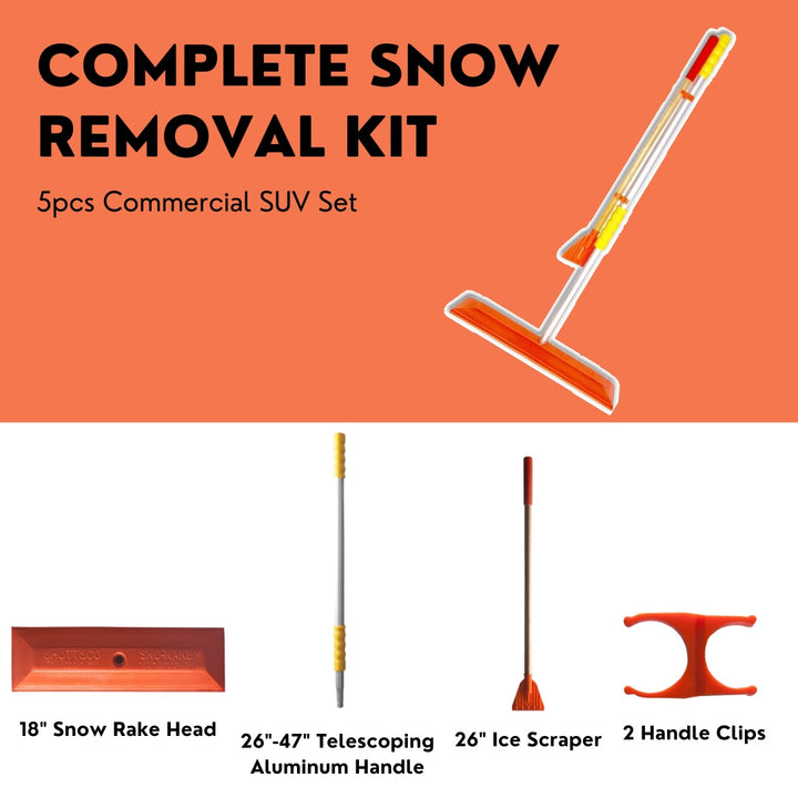 aluminum snow rake