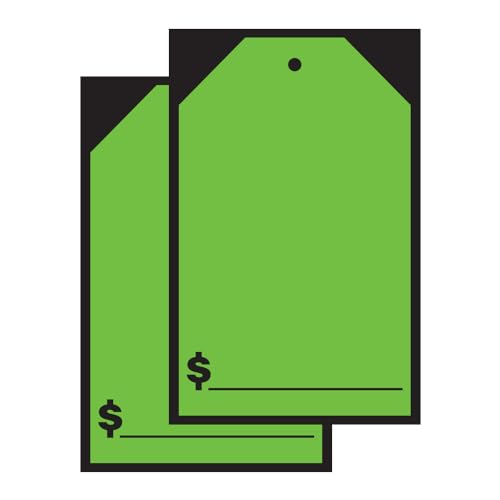 blank price tag