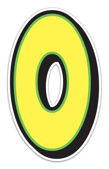 Giant Magnetic Numbers with Border - Large 10" x 16" Size - High-Quality .024 Magnetic Material , Easy On/Off - Ideal for Vehicles, Doors, Mailboxes, and More - (0-9) Numbers, Signs, Marks, Slogans